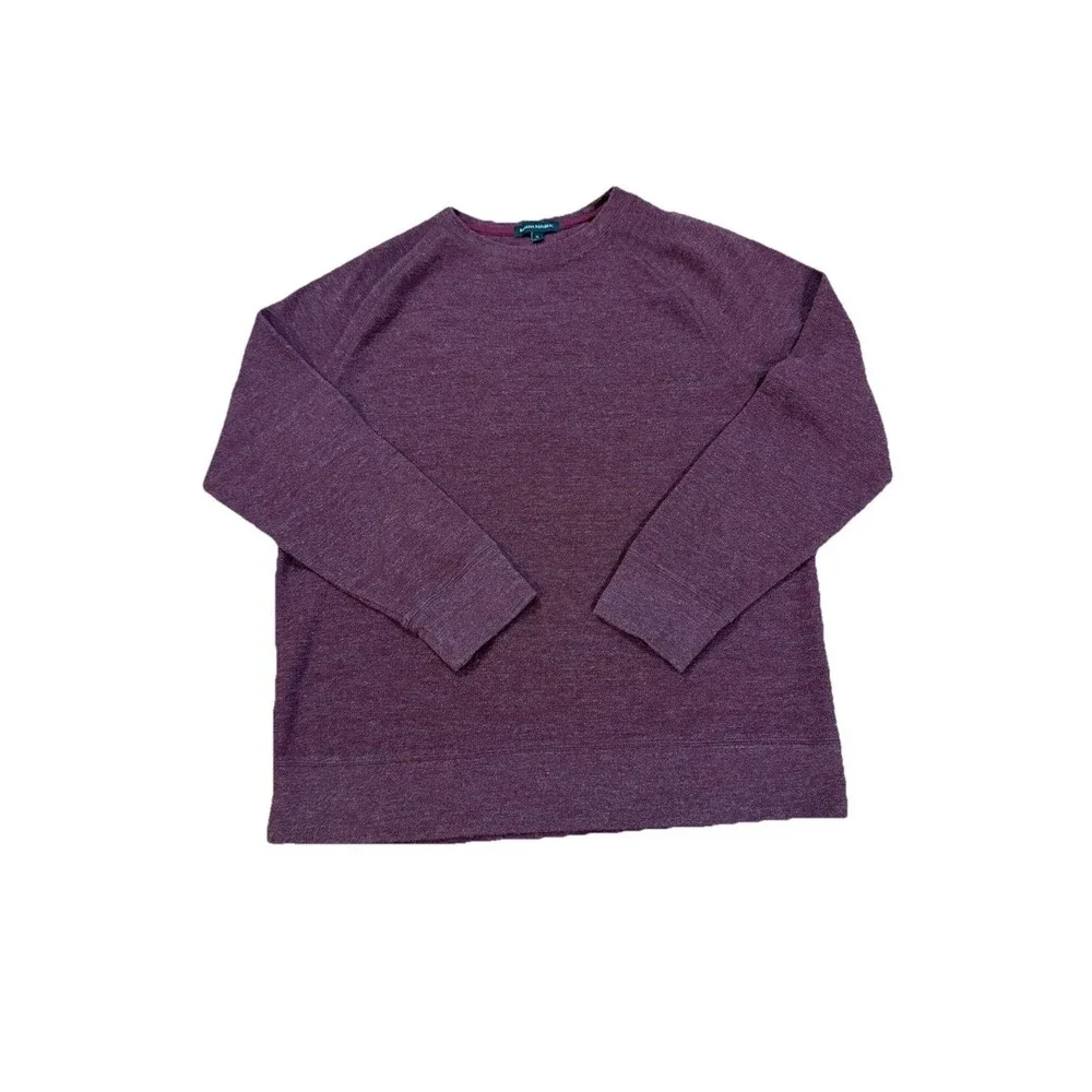 Banana Republic Mens Maroon Long Sleeve Lightweight Sweater